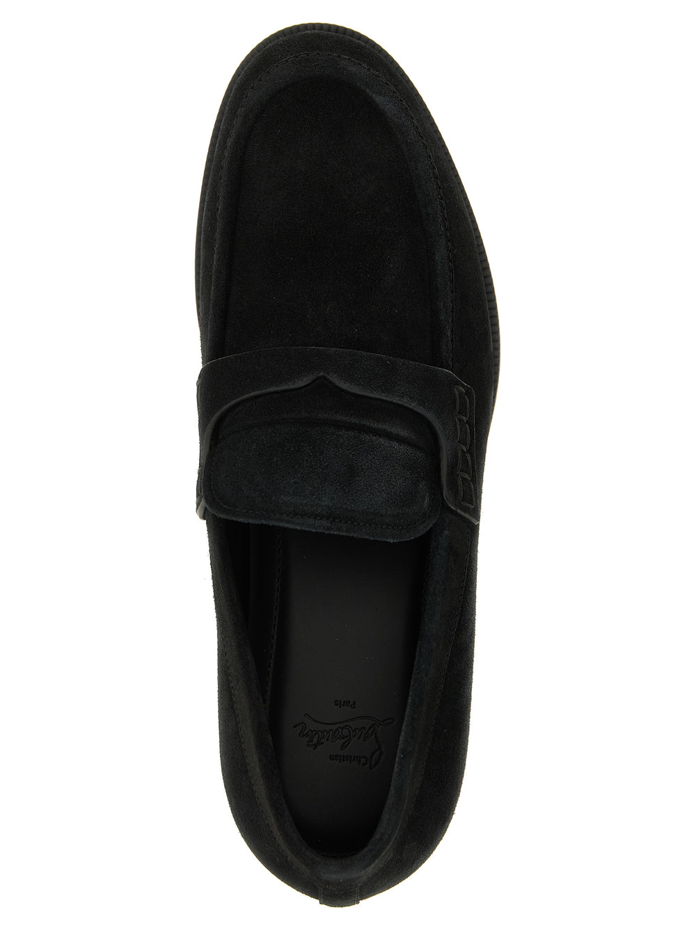 Christian Louboutin Loafers από Δέρμα Μοσχαριού σε Μαύρο