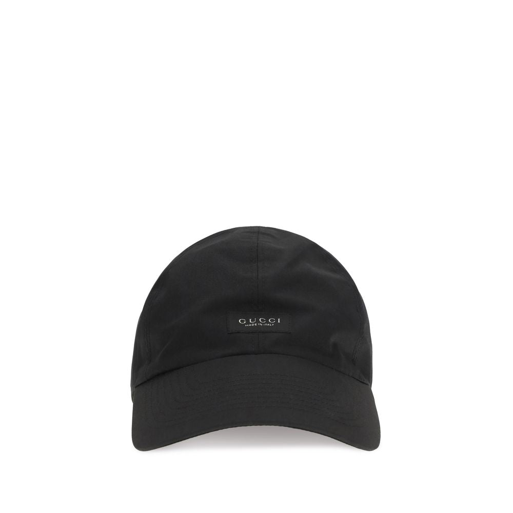 Gucci Βαμβακερό Καπέλο Jockey σε Μαύρο