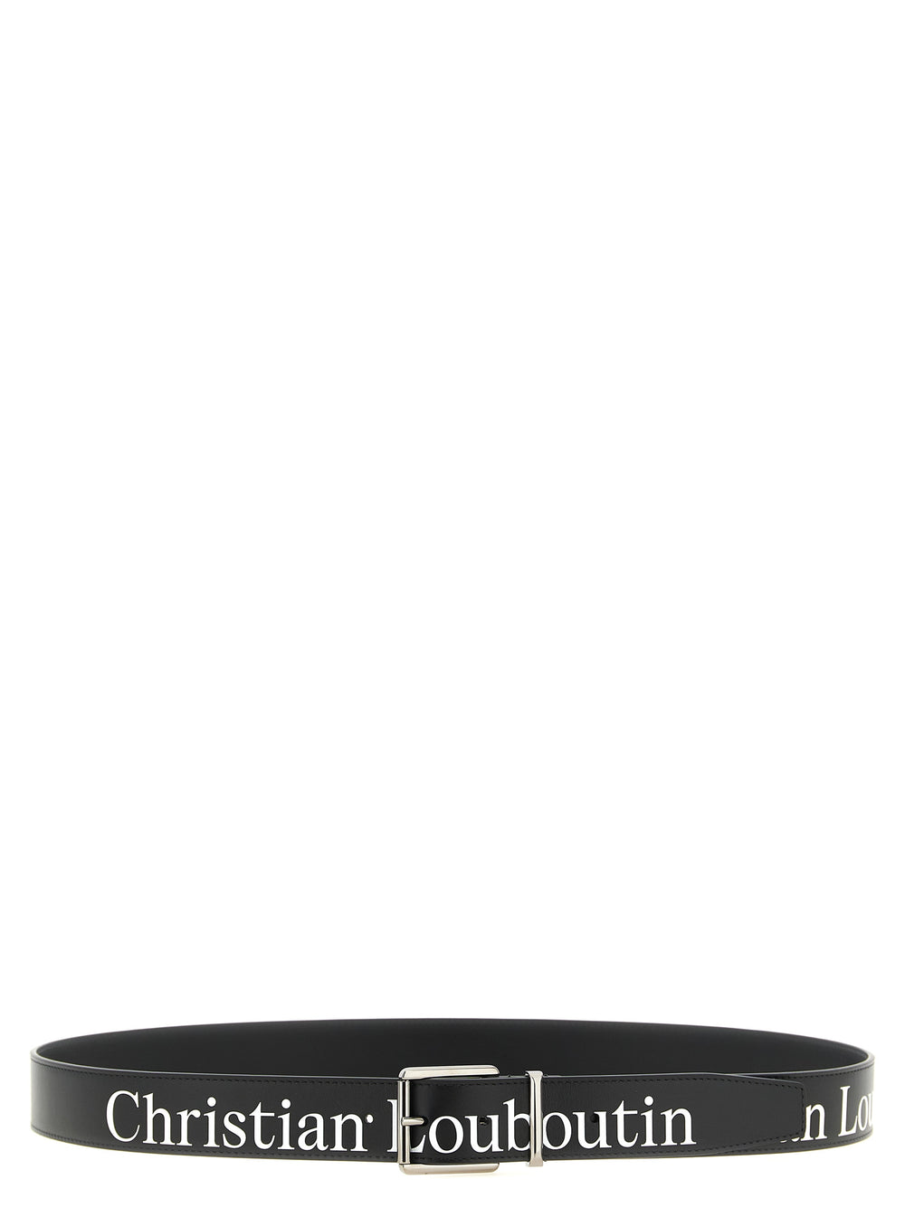 Christian Louboutin Calfskin Belt in Black