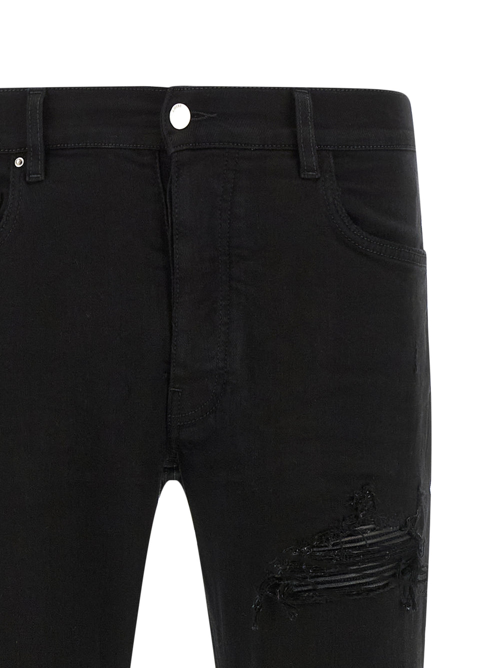 Amiri MX1 Slim Fit Jeans in Black