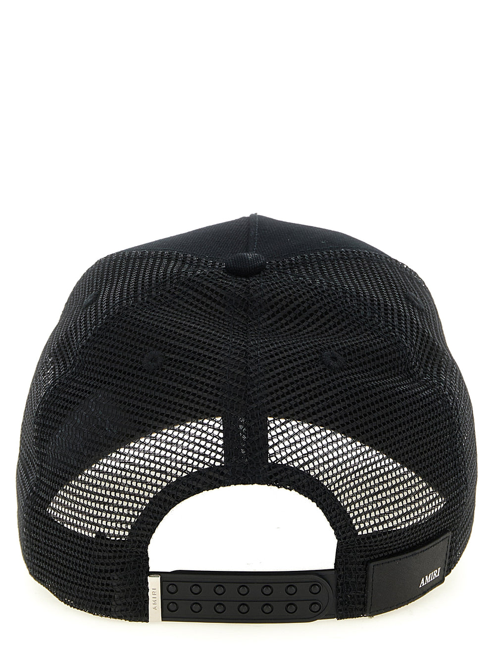 Amiri MA Logo Cotton Baseball Cap in Black
