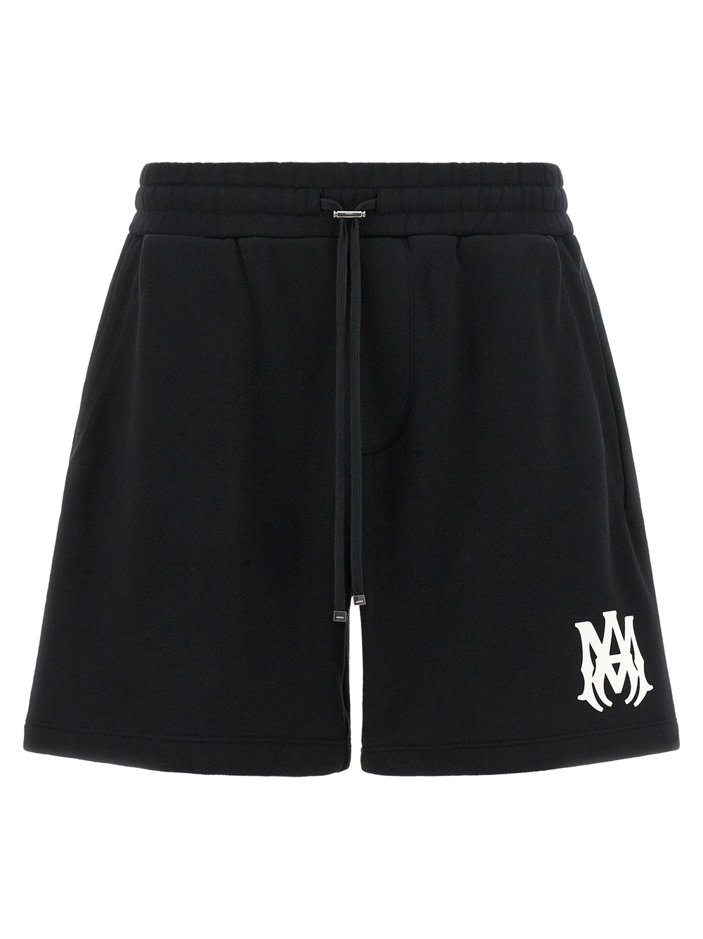 Amiri 100% Cotton Bermuda Shorts in Black