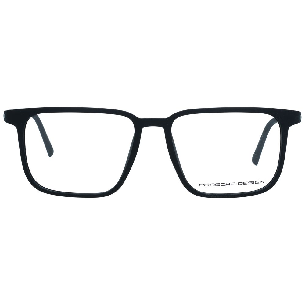 Porsche Design Τετράγωνα Πλαστικά Σκελετά Γυαλιών σε Μαύρο