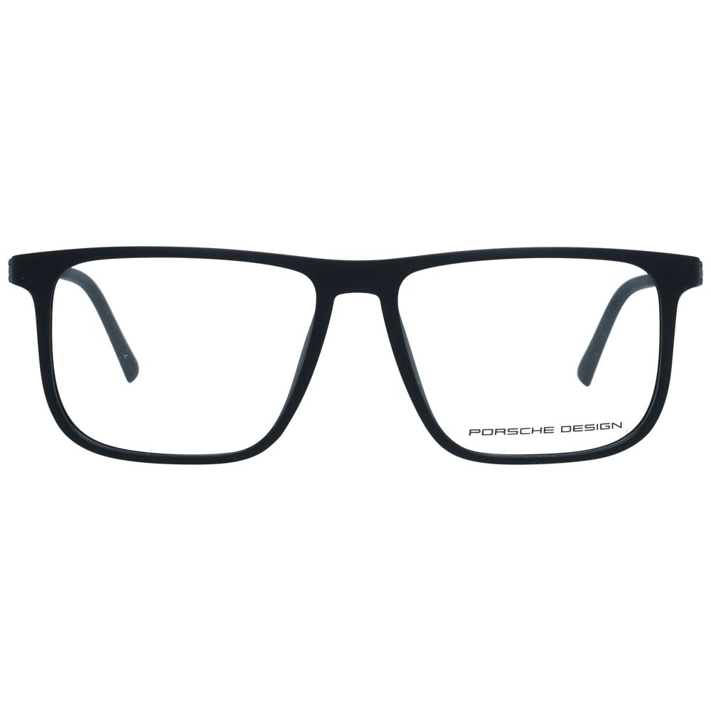 Porsche Design Τετράγωνα Πλαστικά Σκελετά Γυαλιών σε Μαύρο