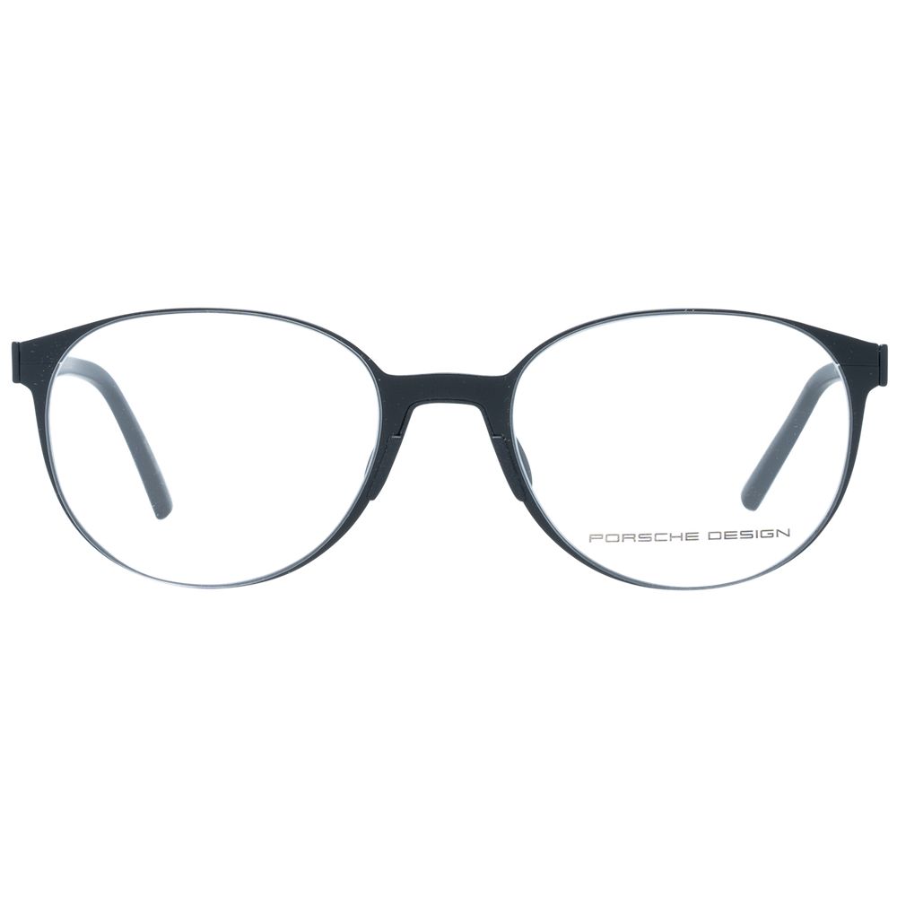 Porsche Design Στρογγυλά Σκελετά Γυαλιών σε Μαύρο