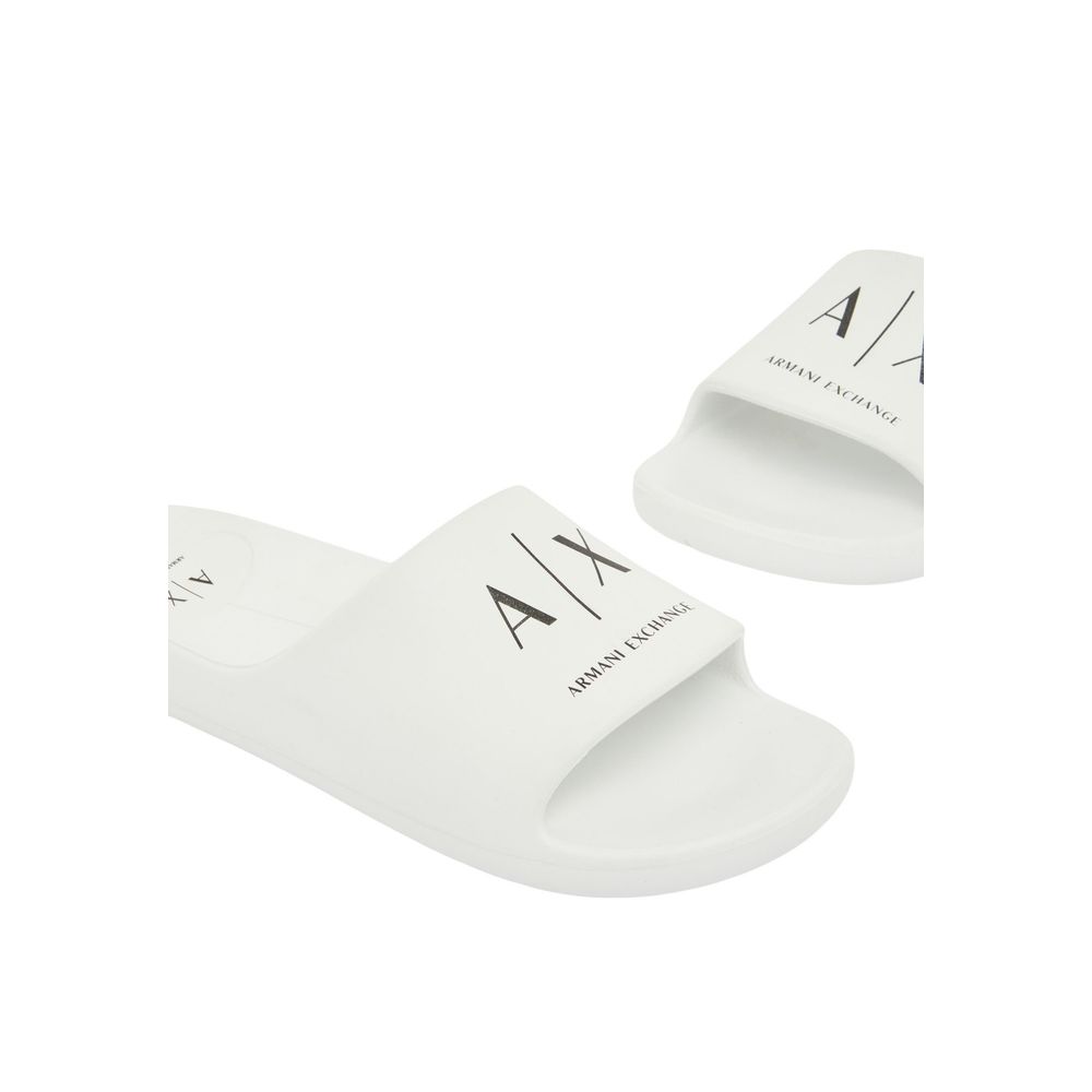 Armani Exchange Slides σε Μαύρο και Λευκό
