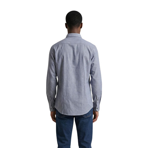 Armani Exchange Long-Sleeve Dress Shirt in Blue