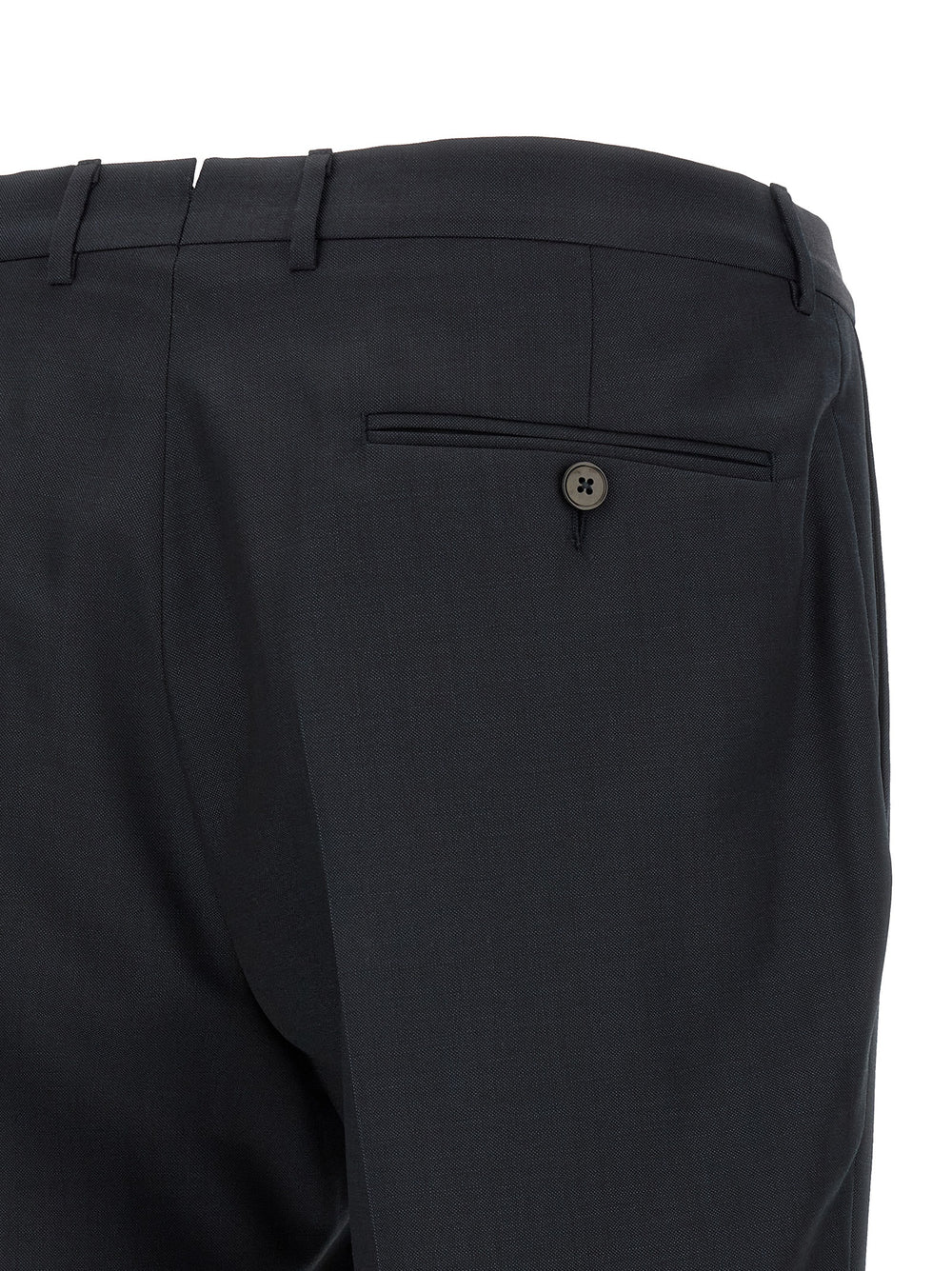 Blue Wool Two-Piece Suit