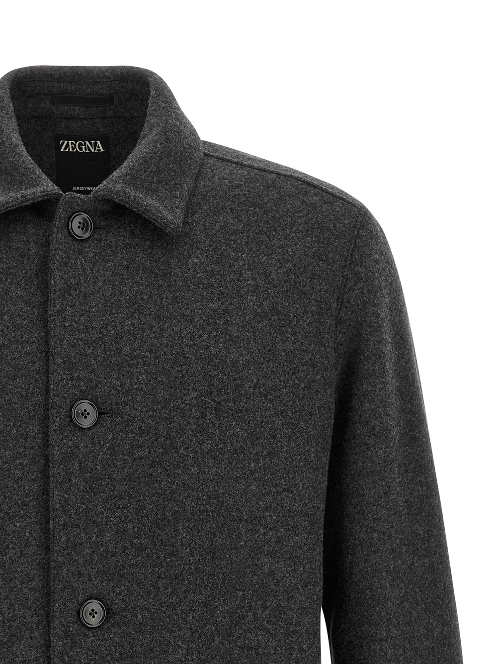 Gray Wool Blouse