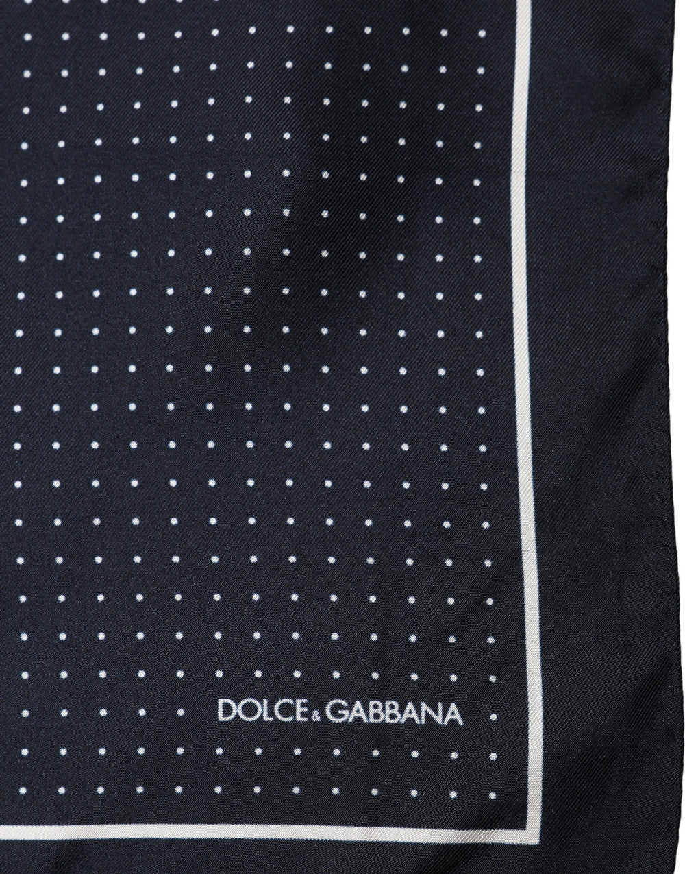 Dolce & Gabbana 100% Silk Pocket Square in Blue