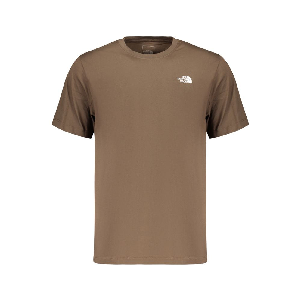 The North Face Brown Cotton T-Shirt