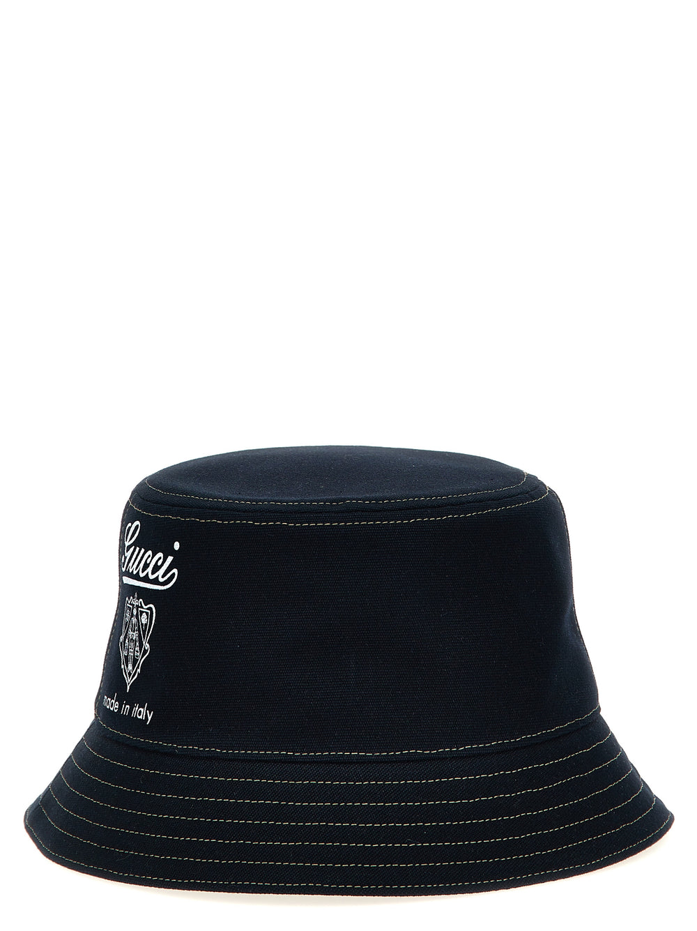 Blue Cotton Bucket Hat