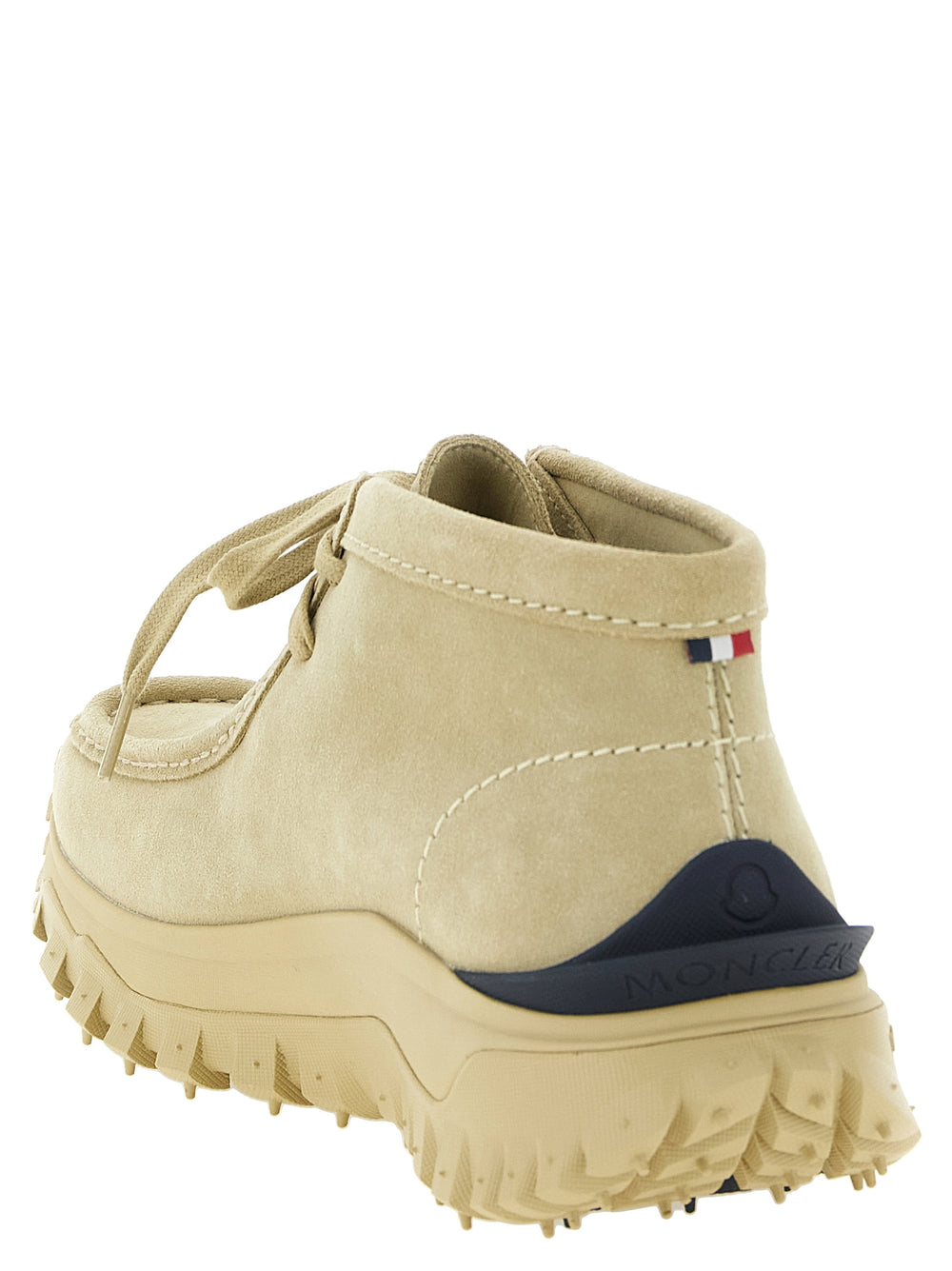 Moncler x Clarks Originals Trailgrip Wallabee GTX Μποτάκια από Σουέντ σε Μπεζ