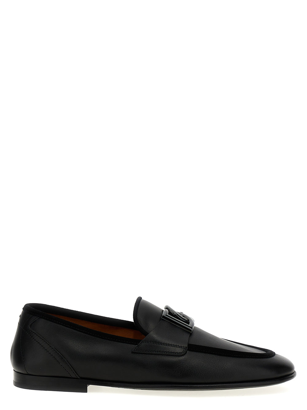 Dolce & Gabbana Slip-On Loafers από Δέρμα Μοσχαριού σε Μαύρο