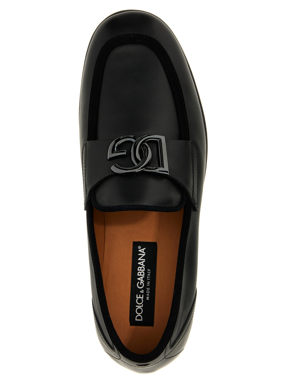 Dolce & Gabbana Slip-On Loafers από Δέρμα Μοσχαριού σε Μαύρο