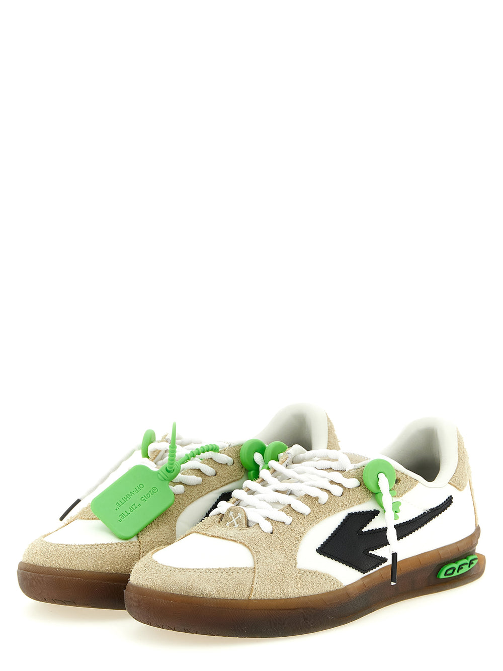 Off-White Sneakers 'Τέλος Του Play' από Νάιλον και Σουέντ σε Πολύχρωμο