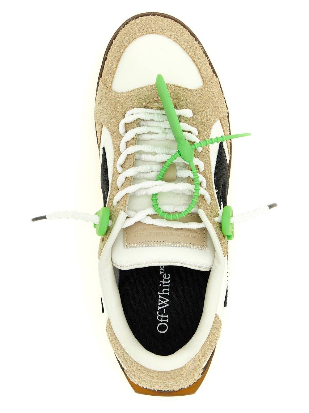 Off-White Sneakers 'Τέλος Του Play' από Νάιλον και Σουέντ σε Πολύχρωμο