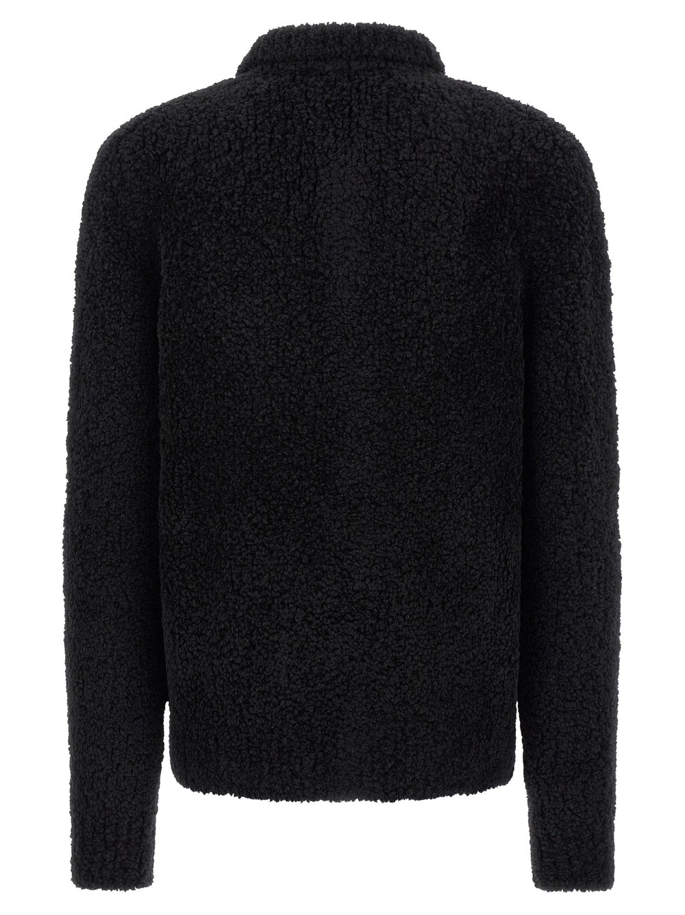 Dolce & Gabbana Alpaca and Virgin Wool Cardigan in Black