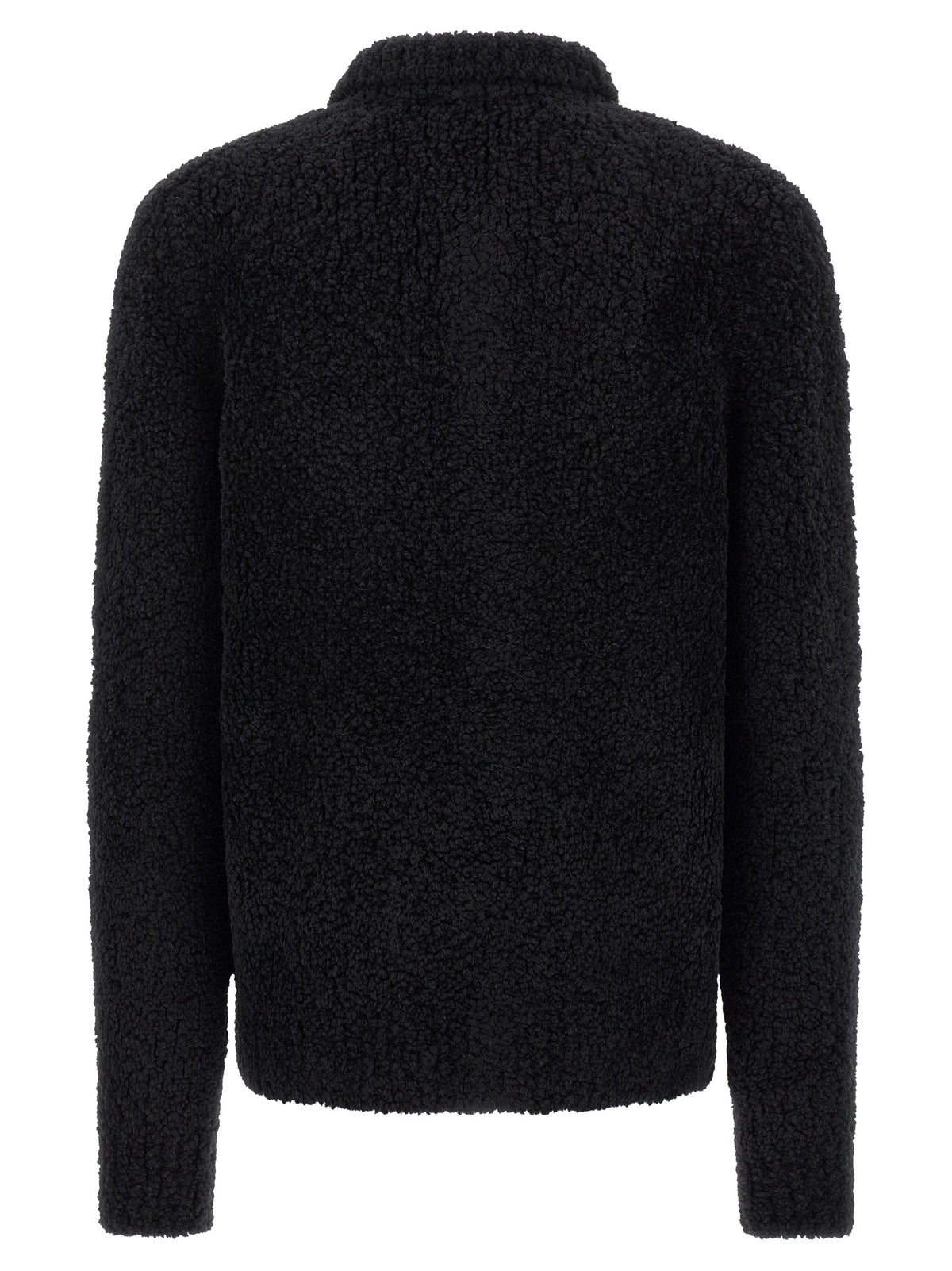 Dolce & Gabbana Alpaca and Virgin Wool Cardigan in Black