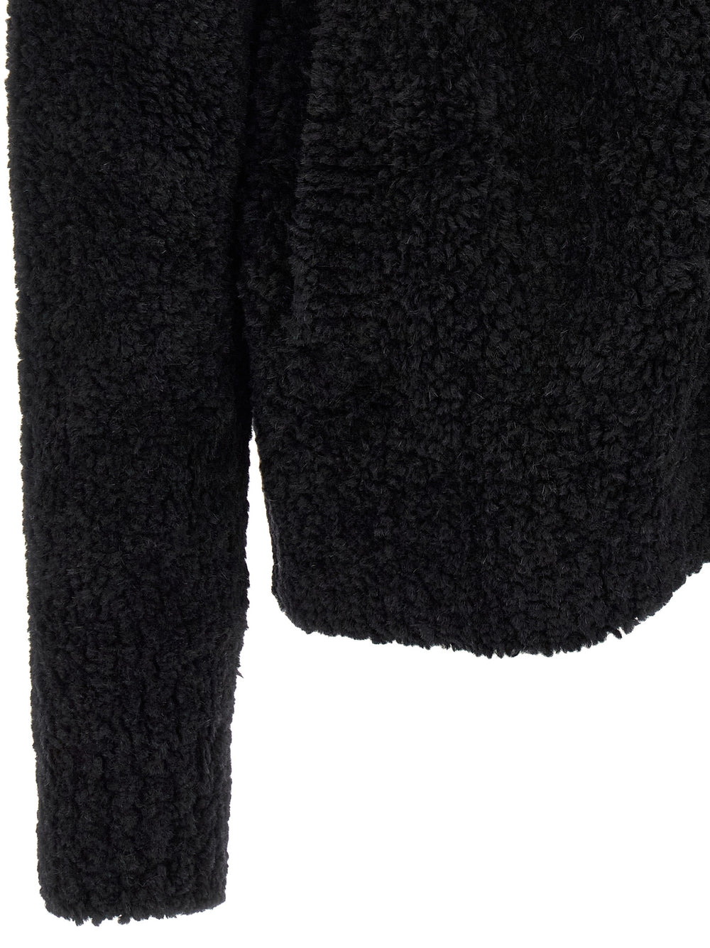 Dolce & Gabbana Alpaca and Virgin Wool Cardigan in Black