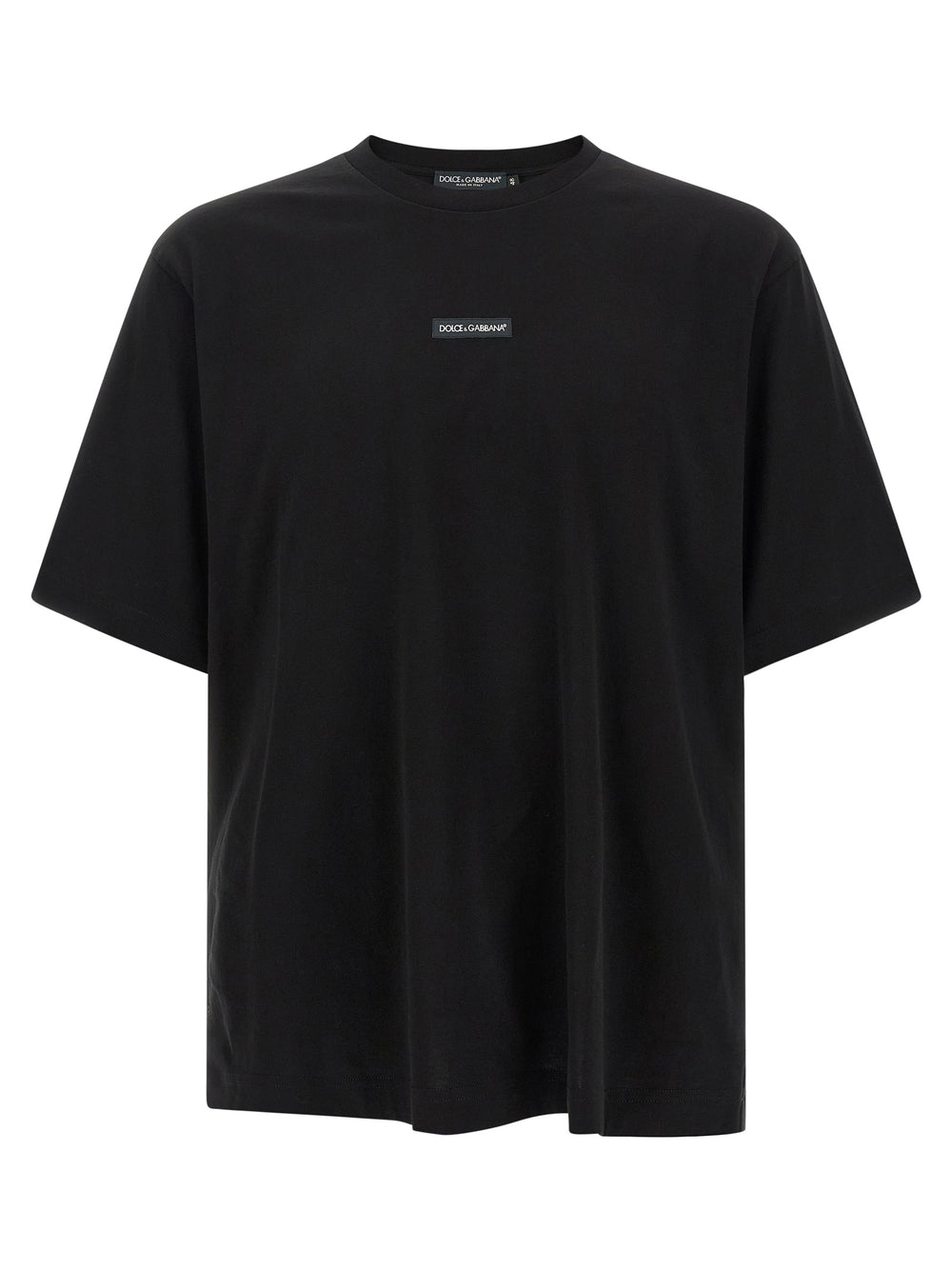 Dolce & Gabbana T-Shirt από 100% βαμβάκι σε Μαύρο