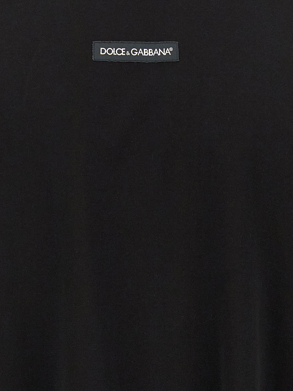 Dolce & Gabbana T-Shirt από 100% βαμβάκι σε Μαύρο