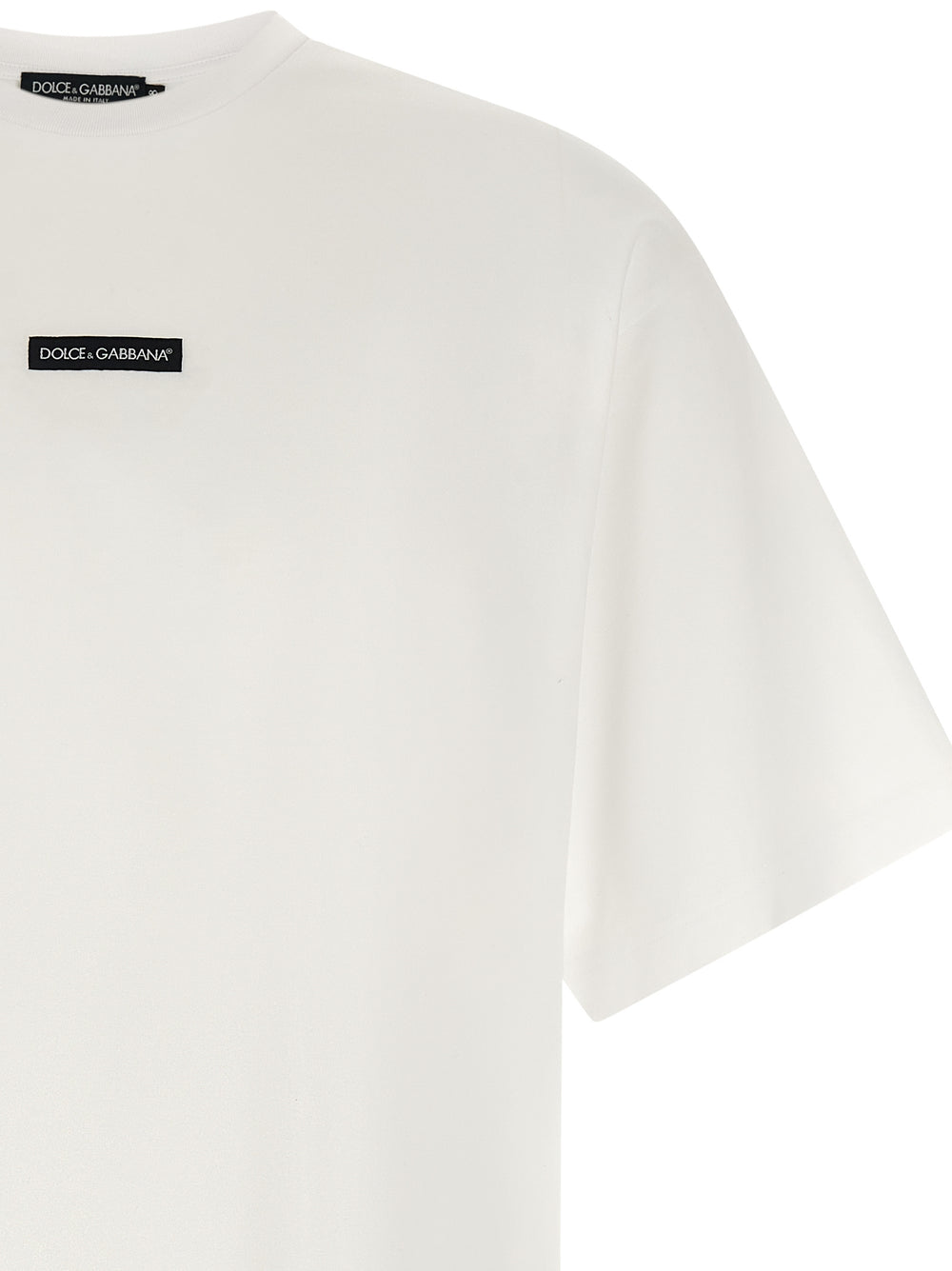 Dolce & Gabbana T-Shirt από 100% βαμβάκι σε Λευκό