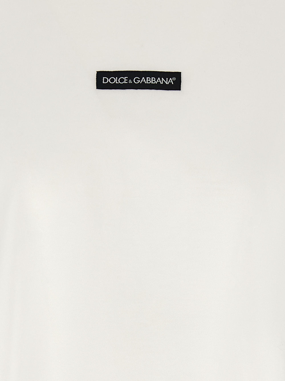 Dolce & Gabbana T-Shirt από 100% βαμβάκι σε Λευκό