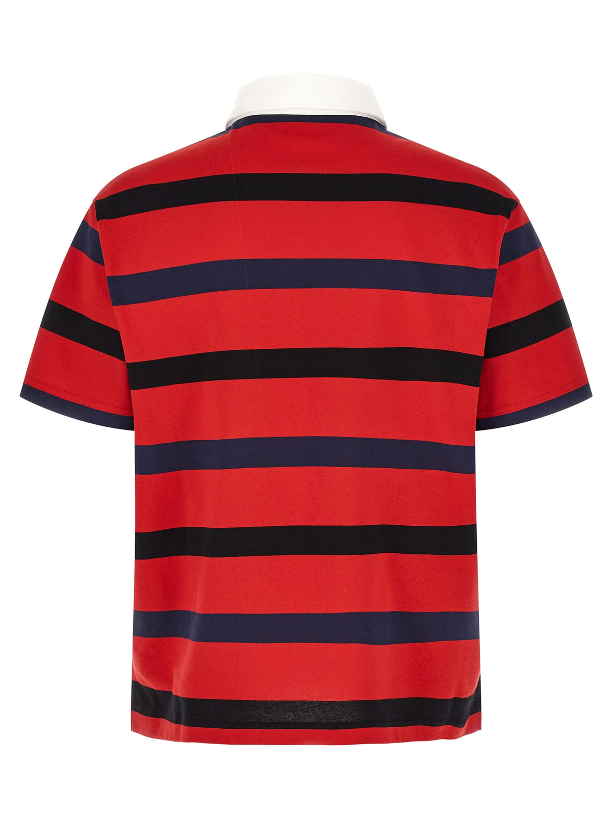 Prada Βαμβακερό Polo σε Ριγέ Κόκκινο