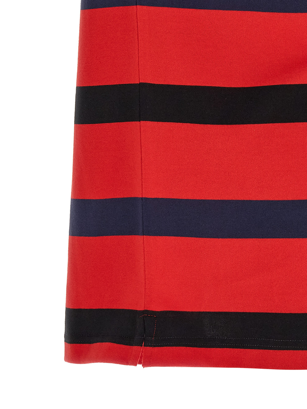 Prada Βαμβακερό Polo σε Ριγέ Κόκκινο