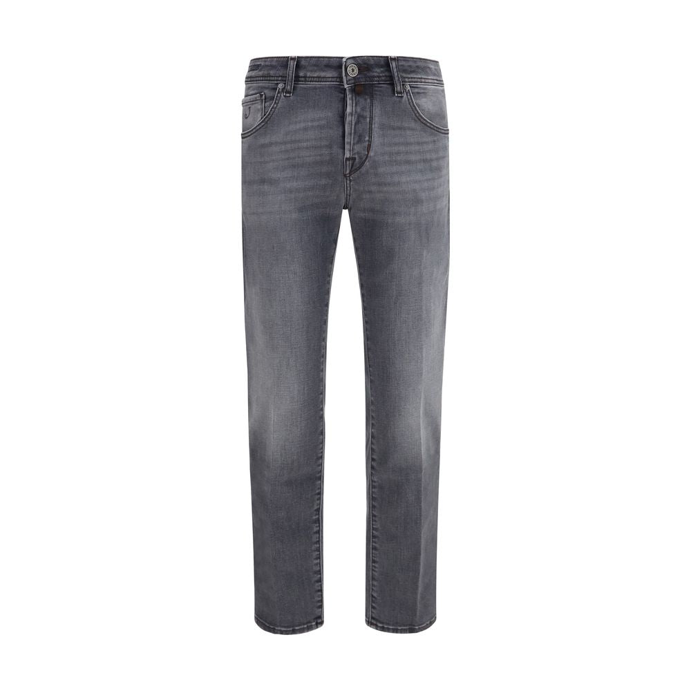 Jacob Cohen Straight-Leg Jeans in Grey