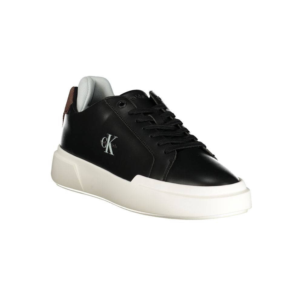 Calvin Klein Black Polyurethane Sneaker