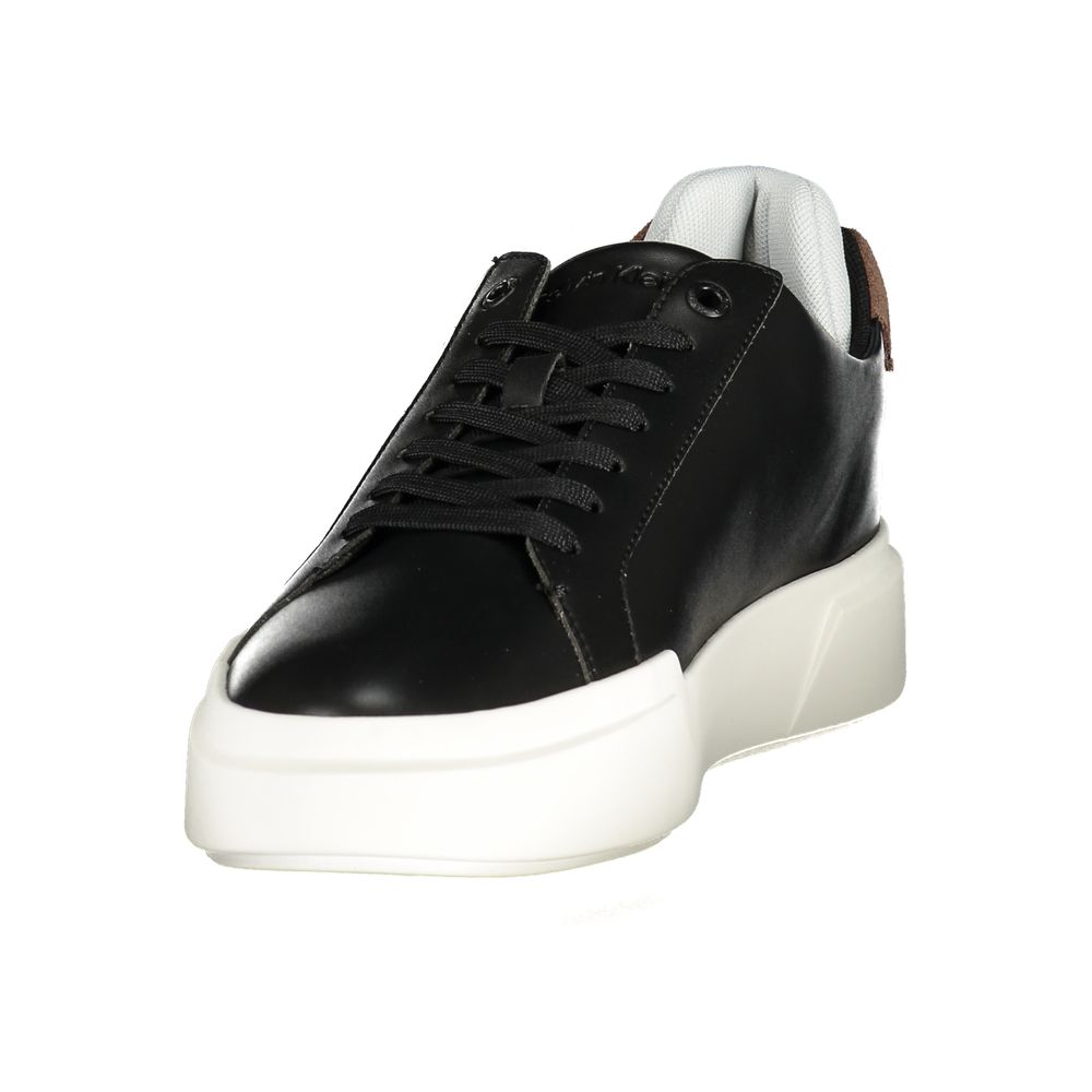 Calvin Klein Black Polyurethane Sneaker
