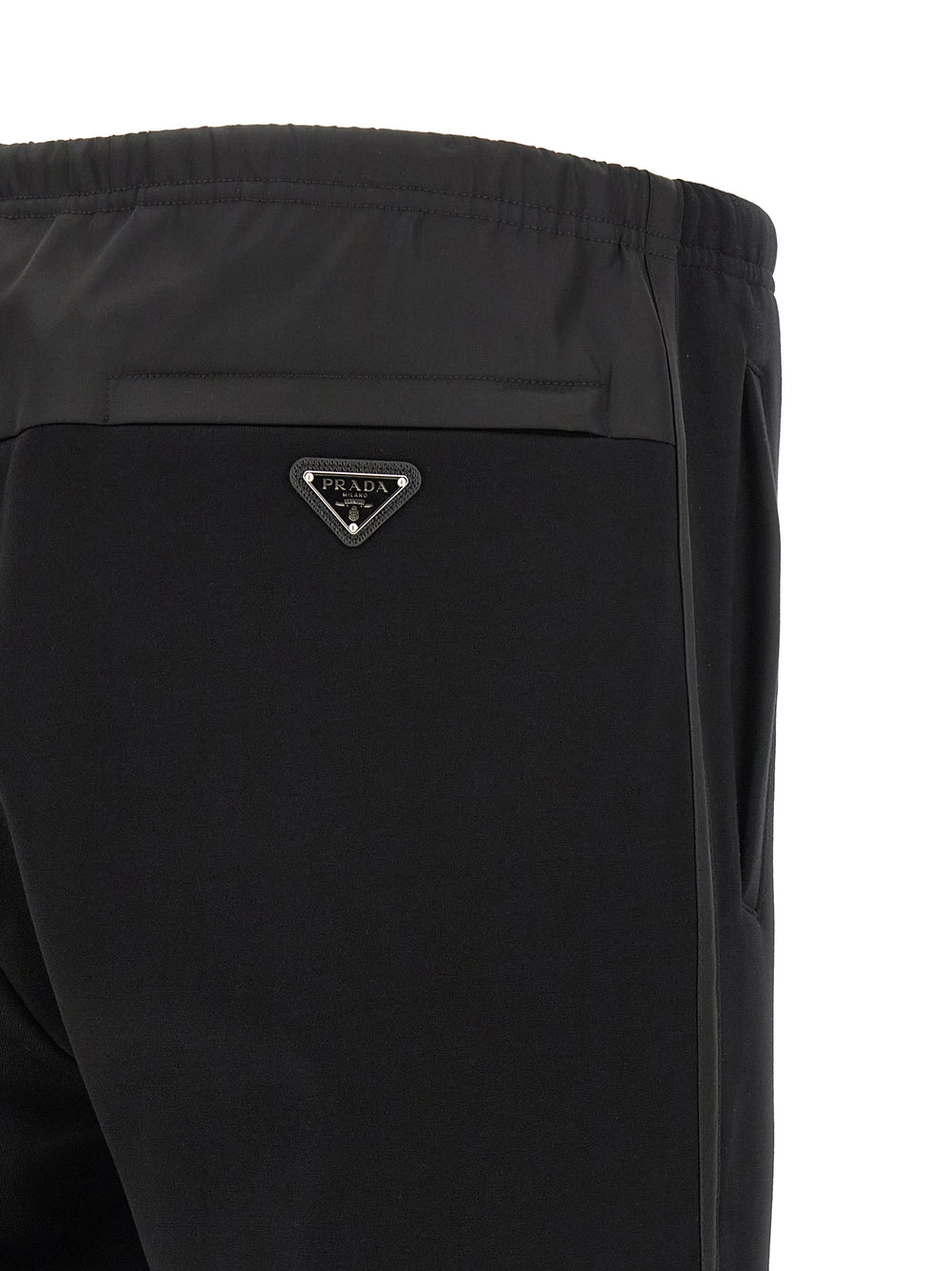 Prada Cotton Joggers in Black