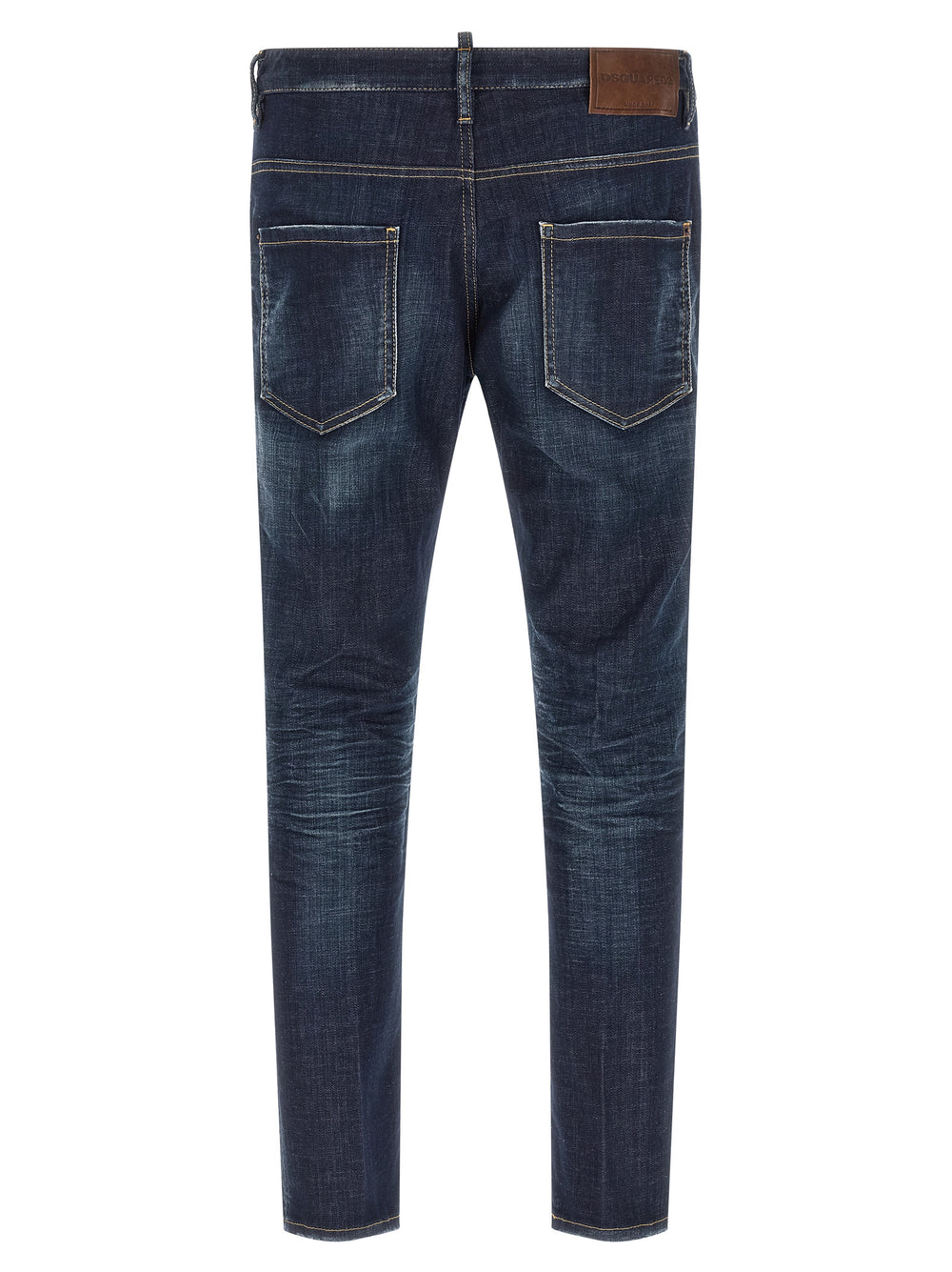 Dsquared² Βαμβακερό Τζιν Ίσιας Γραμμής σε Μπλε