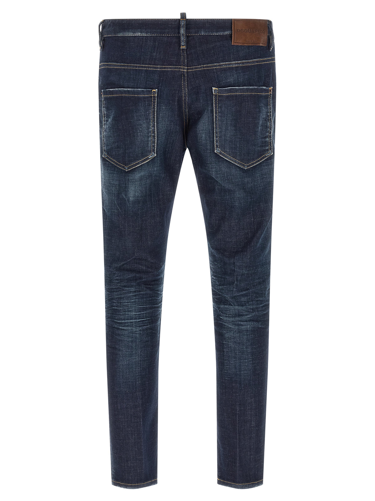 Dsquared² Βαμβακερό Τζιν Ίσιας Γραμμής σε Μπλε