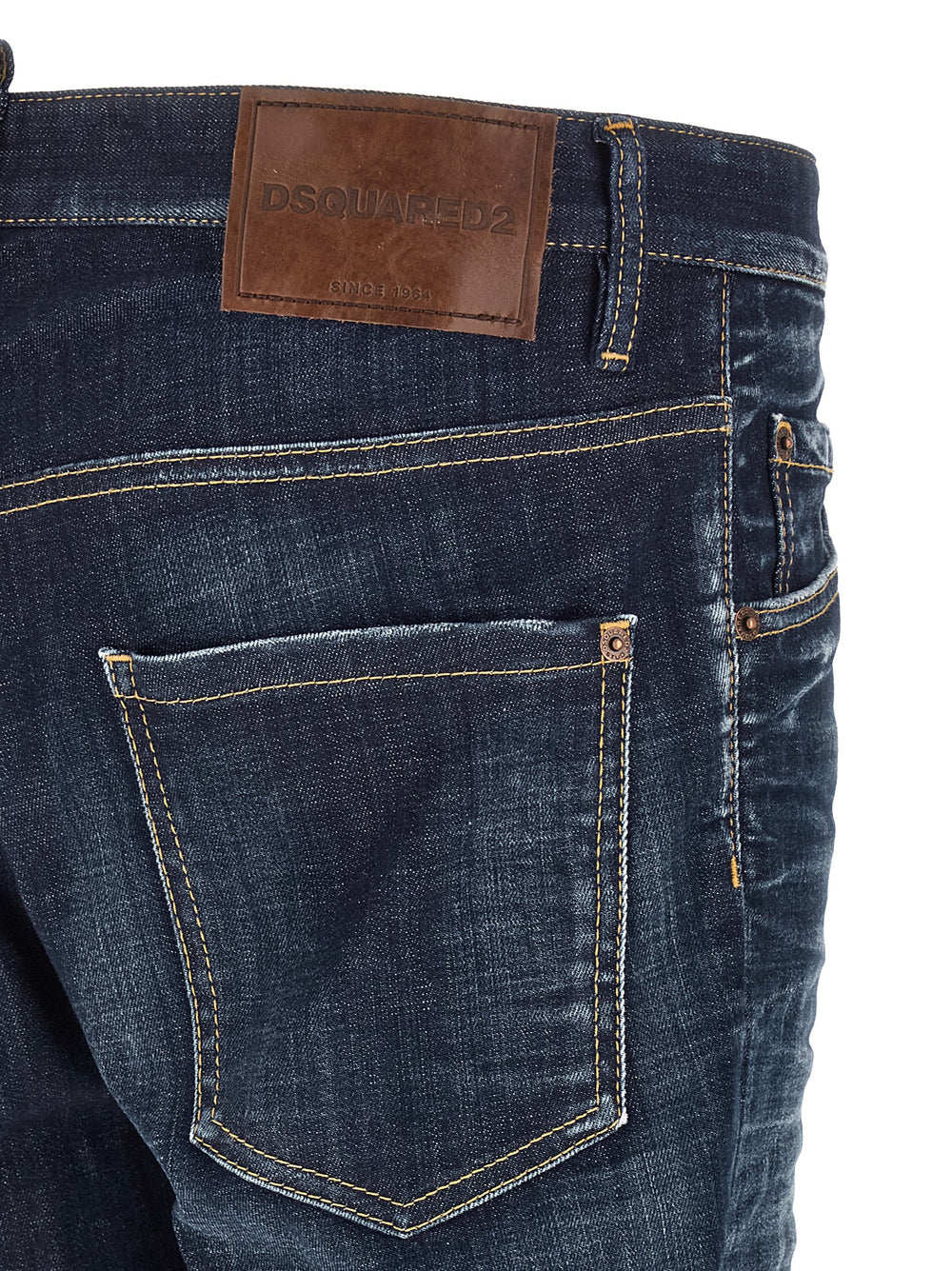 Dsquared² Βαμβακερό Τζιν Ίσιας Γραμμής σε Μπλε