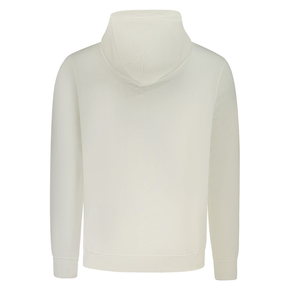 Calvin Klein White Cotton Hoodie
