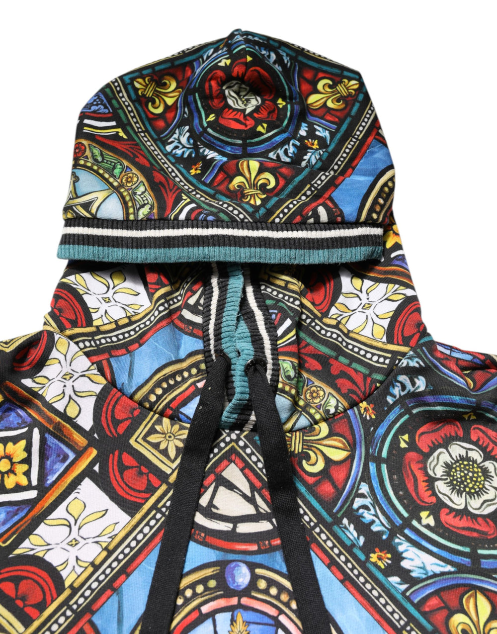Dolce & Gabbana Μπλούζα με κουκούλα από 100% βαμβάκι σε Πολύχρωμο