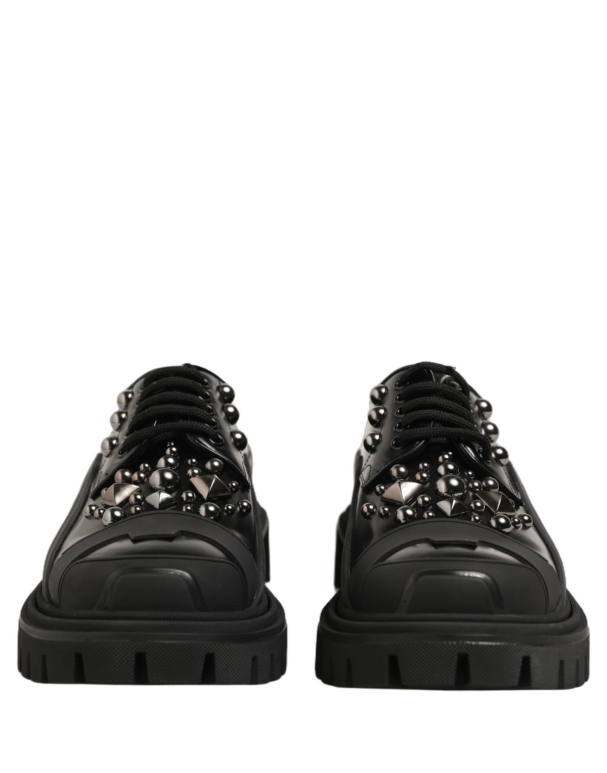 Dolce & Gabbana Derby Παπούτσια από Δέρμα Μοσχαριού σε Μαύρο