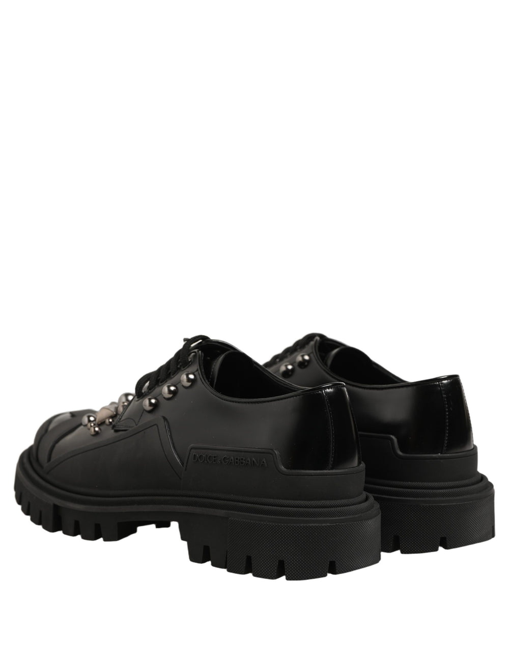 Dolce & Gabbana Derby Παπούτσια από Δέρμα Μοσχαριού σε Μαύρο