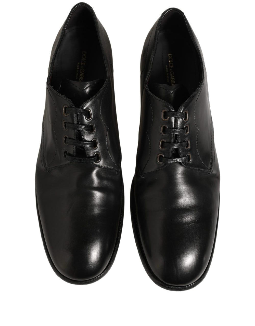 Dolce & Gabbana Derby από Δέρμα Μοσχαριού σε Μαύρο