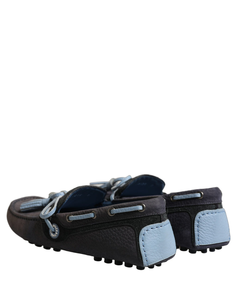 Dolce & Gabbana Suede Tassel Loafers in Navy Blue