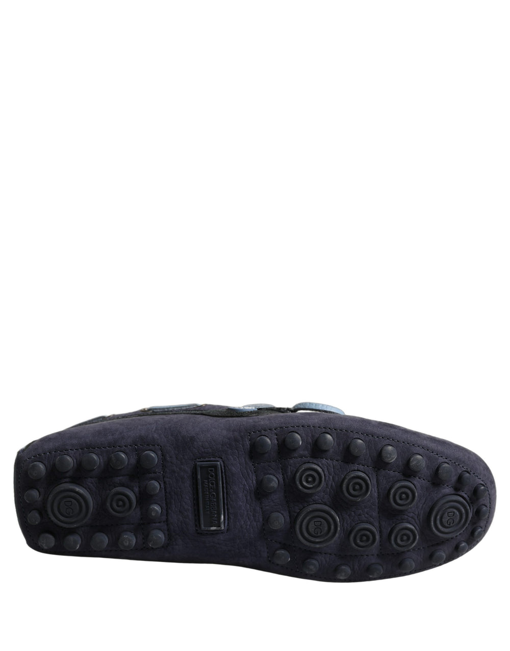 Dolce & Gabbana Suede Tassel Loafers in Navy Blue