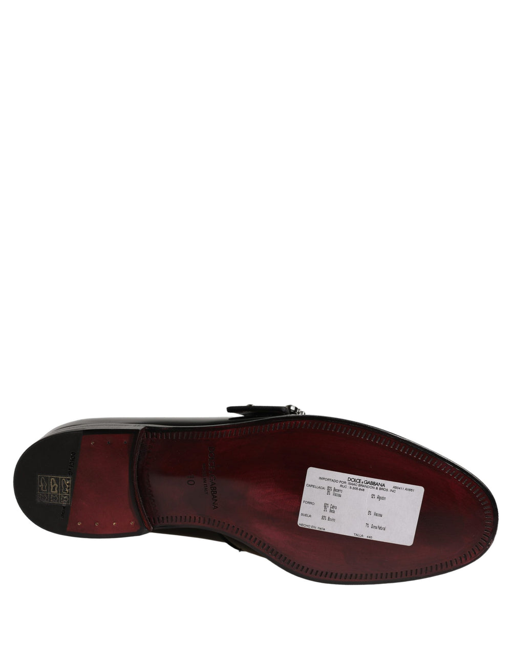 Dolce & Gabbana Loafers από Δέρμα Μοσχαριού σε Μαύρο Λουστρίνι