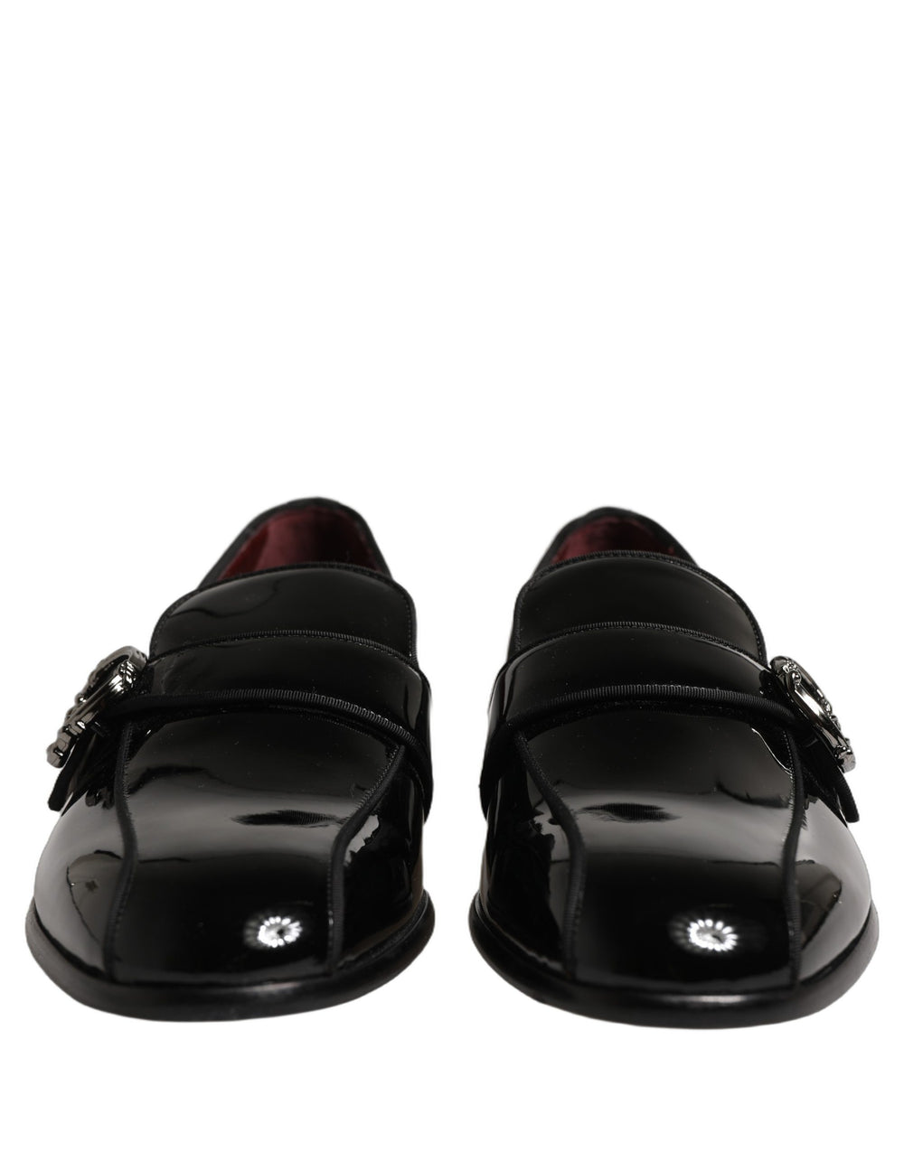 Dolce & Gabbana Loafers από Δέρμα Μοσχαριού σε Μαύρο Λουστρίνι