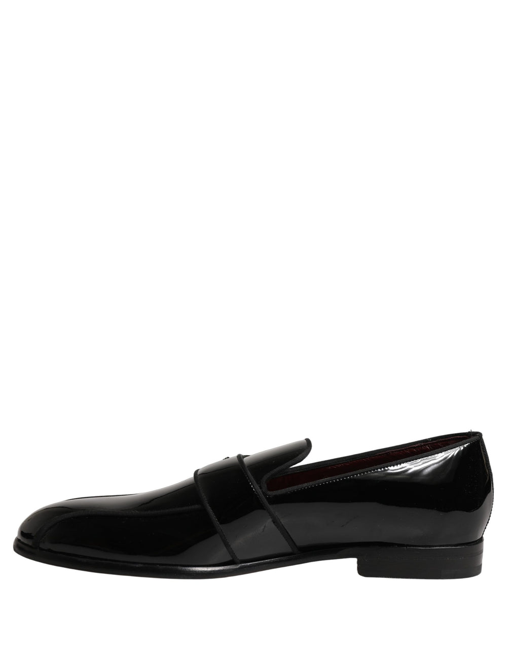 Dolce & Gabbana Loafers από Δέρμα Μοσχαριού σε Μαύρο Λουστρίνι