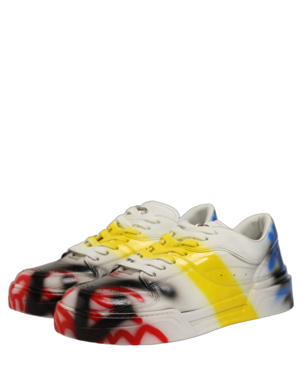 Dolce & Gabbana New Roma Leather Sneakers in Multicolor