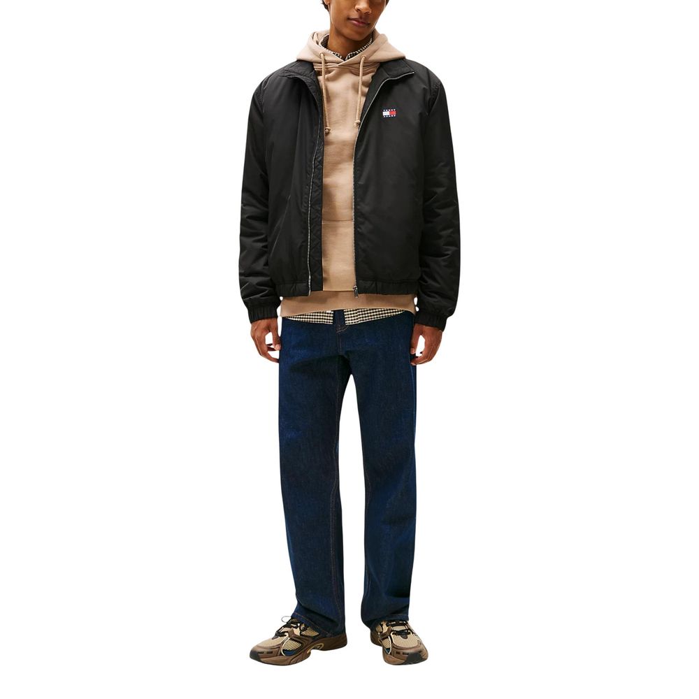 Tommy Hilfiger Black Recycled Polyester Bomber