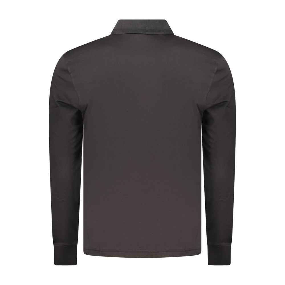 Hugo Boss Βαμβακερό Polo σε Μαύρο
